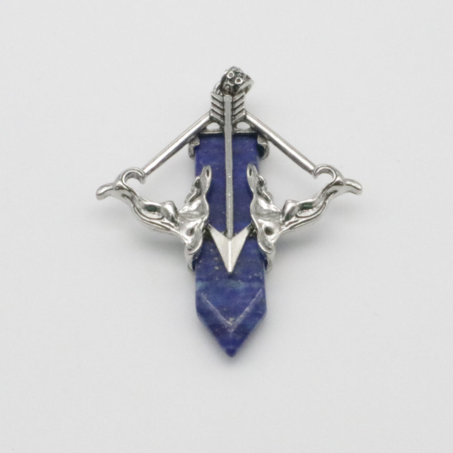 Natural Stone Cupid's Arrow Jewelry Pendant