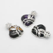 Natural Stone The Heart Of The Rose Pendant