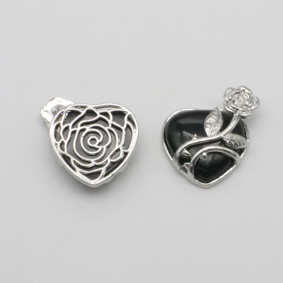 Natural Stone The Heart Of The Rose Pendant