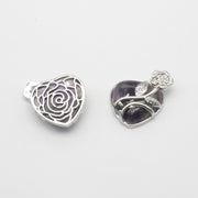 Natural Stone The Heart Of The Rose Pendant