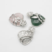 Natural Stone The Heart Of The Rose Pendant