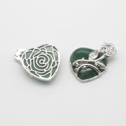 Natural Stone The Heart Of The Rose Pendant