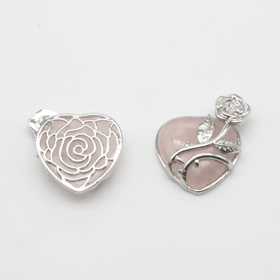 Natural Stone The Heart Of The Rose Pendant