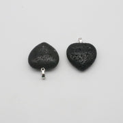 30 mm Natural Stone Heart Charm
