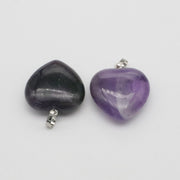 30 mm Natural Stone Heart Charm