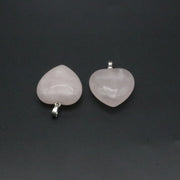 30 mm Natural Stone Heart Charm