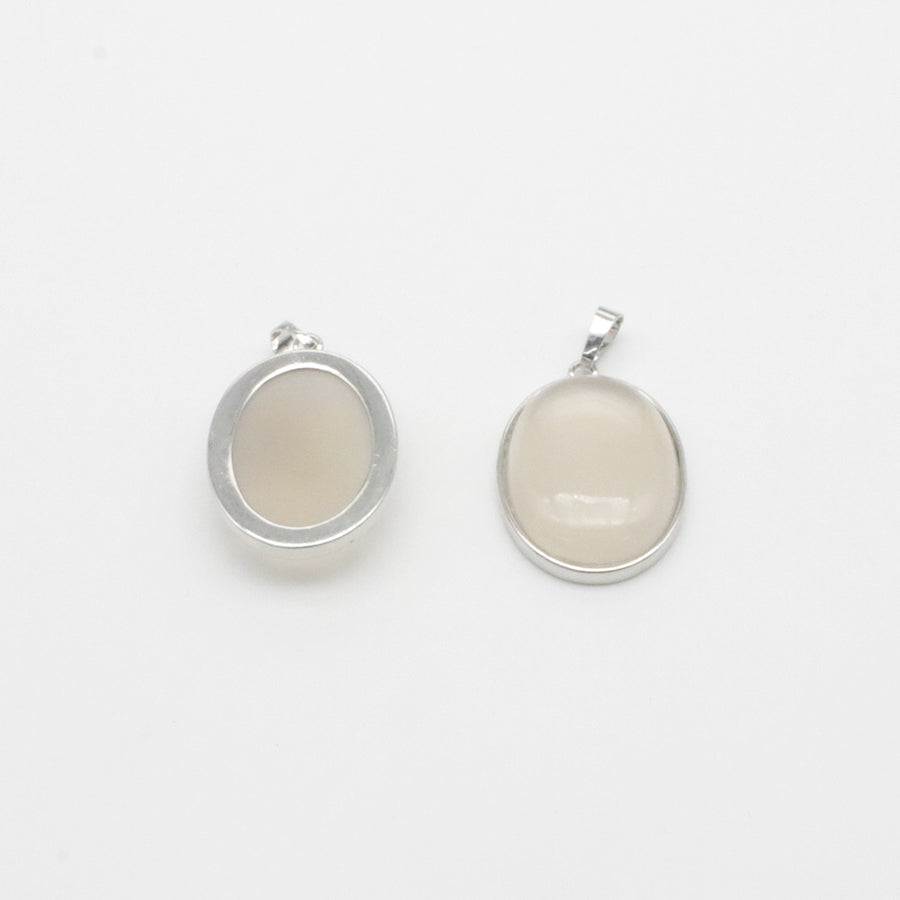 Natural Stone Oval Shape Pendant Price For 10 PCS