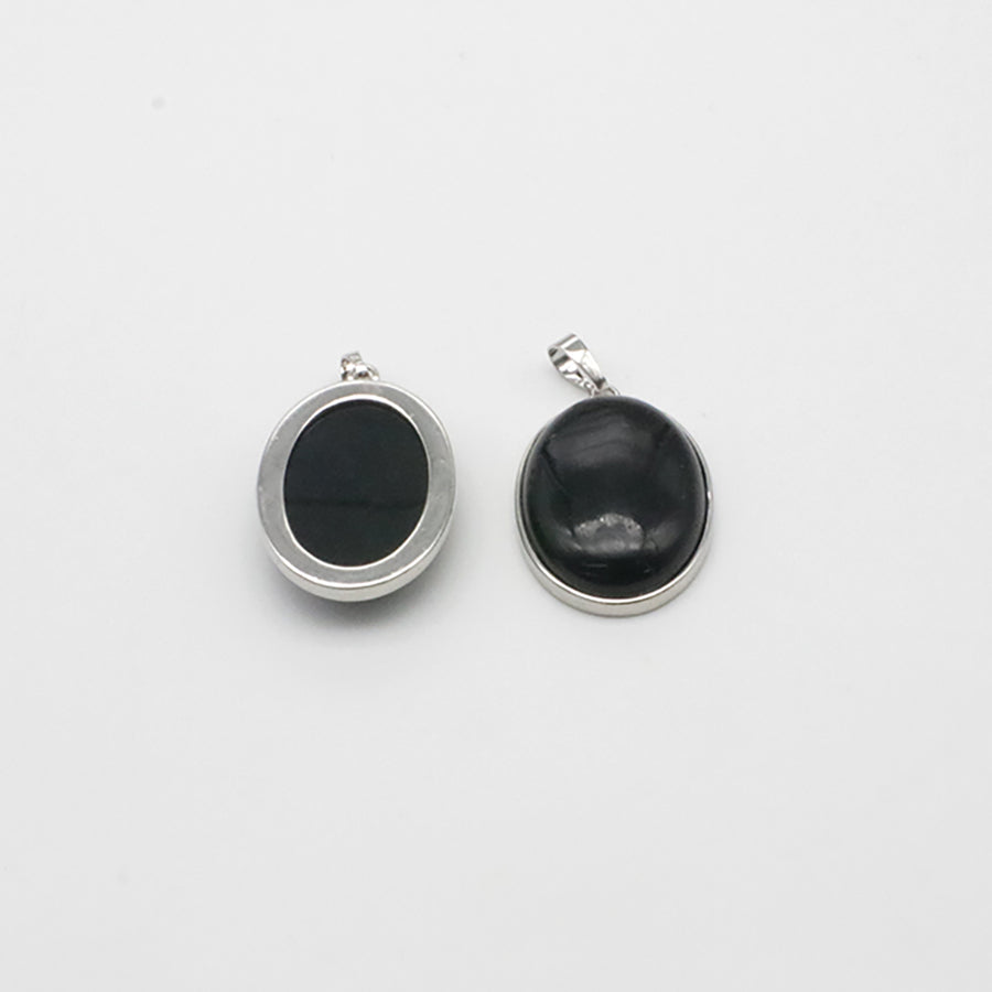 Natural Stone Oval Shape Pendant Price For 10 PCS