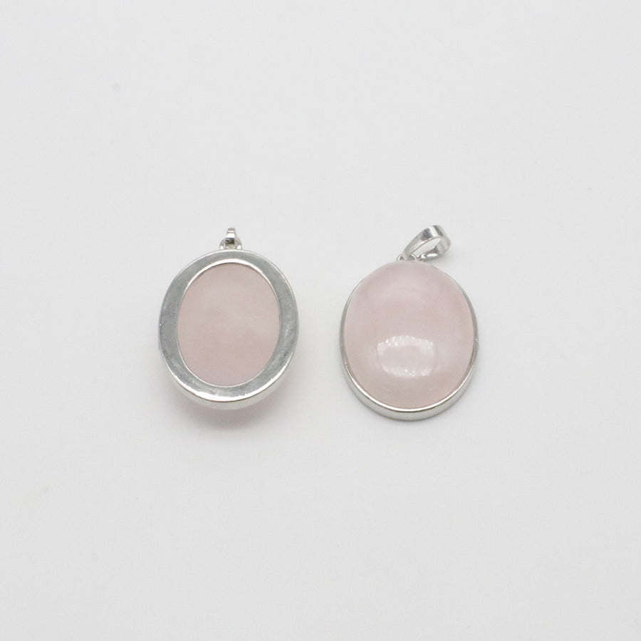 Natural Stone Oval Shape Pendant Price For 10 PCS