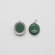 Natural Stone Oval Shape Pendant Price For 10 PCS