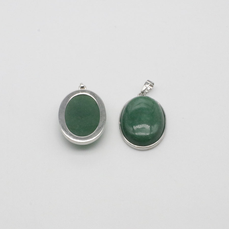 Natural Stone Oval Shape Pendant Price For 10 PCS