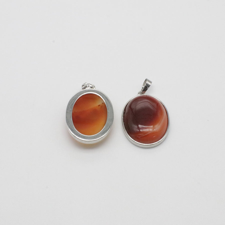 Natural Stone Oval Shape Pendant Price For 10 PCS