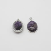 Natural Stone Oval Shape Pendant Price For 10 PCS
