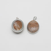Natural Stone Oval Shape Pendant Price For 10 PCS
