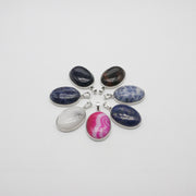 Natural Stone Oval Shape Pendant Price For 10 PCS