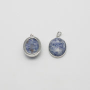 Natural Stone Oval Shape Pendant Price For 10 PCS