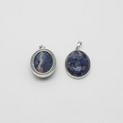 Natural Stone Oval Shape Pendant Price For 10 PCS