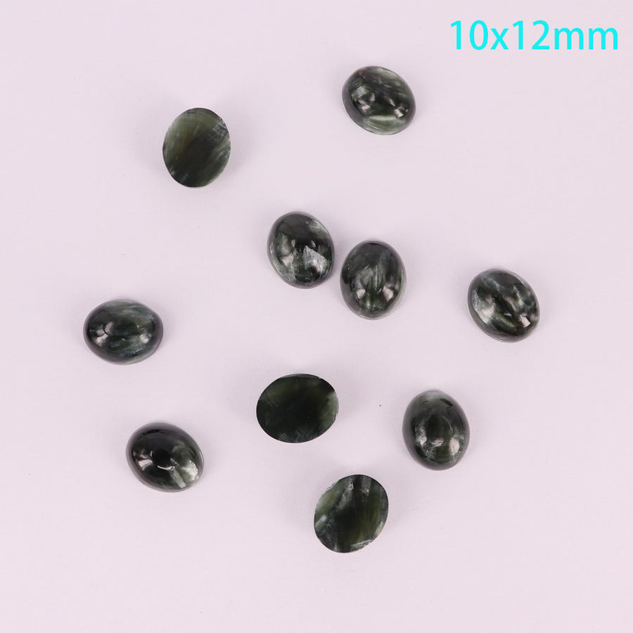 Full Size Of Natural Seraphinite Oval Cabochon Price For 10 PCS