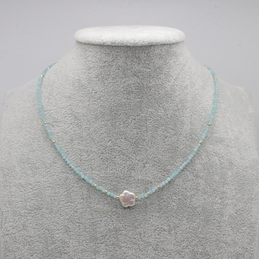 Nice Classic Sweety Pearl Pendant Choker