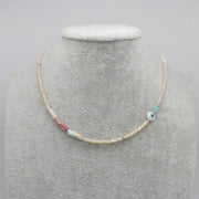 Nice Simple Natural Stone Beads Necklace