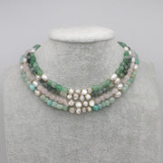 Nice Irregular Stone Beads Necklace