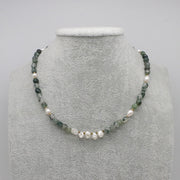 Nice Irregular Stone Beads Necklace