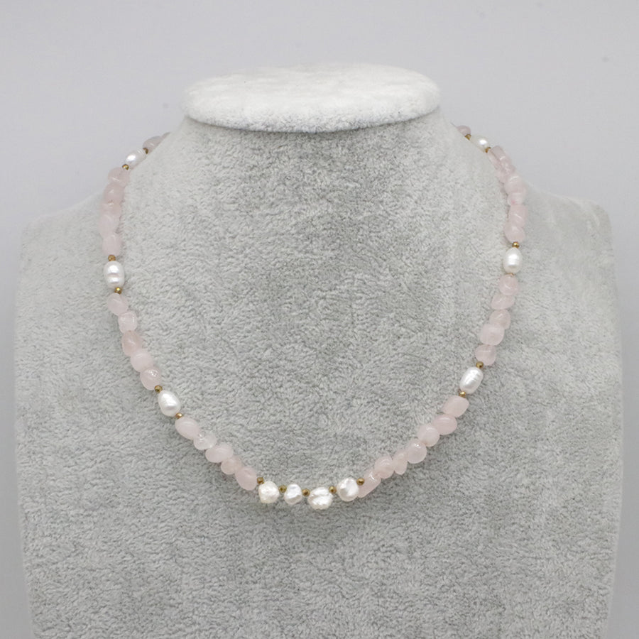 Nice Irregular Stone Beads Necklace