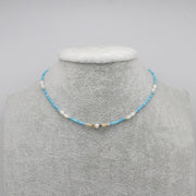 Nice Simple Style of 3mm Small Natural Stone beads Necklace