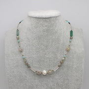 Nice Autumn Winter Season Gemstone Beads Necklace