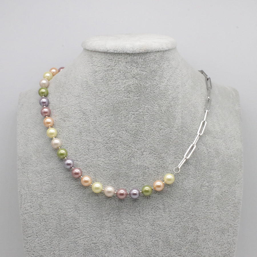 Nice Shell Pearl Beads Inverse Style Design Choker