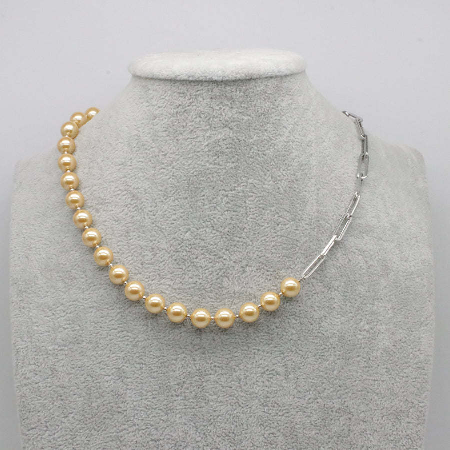 Nice Shell Pearl Beads Inverse Style Design Choker