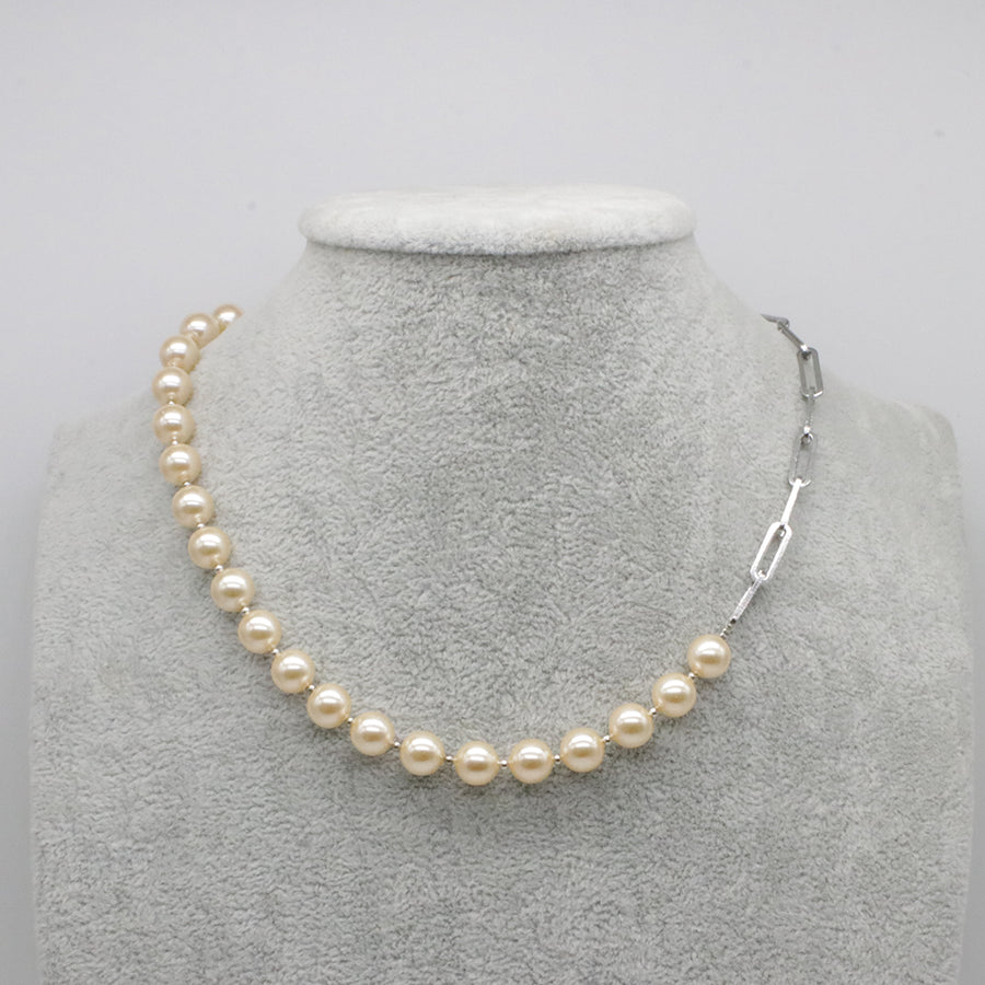 Nice Shell Pearl Beads Inverse Style Design Choker