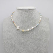 Nice Baluoke Fresh Water Pearl With Imperial Stone Choker