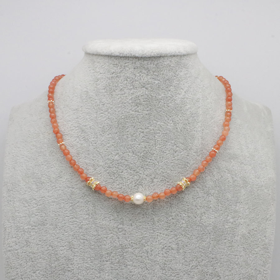 Nice Colourful China Jade Beads Necklace