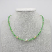 Nice Colourful China Jade Beads Necklace