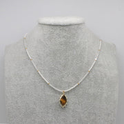 Nice Small Natural Stone Beads Necklace