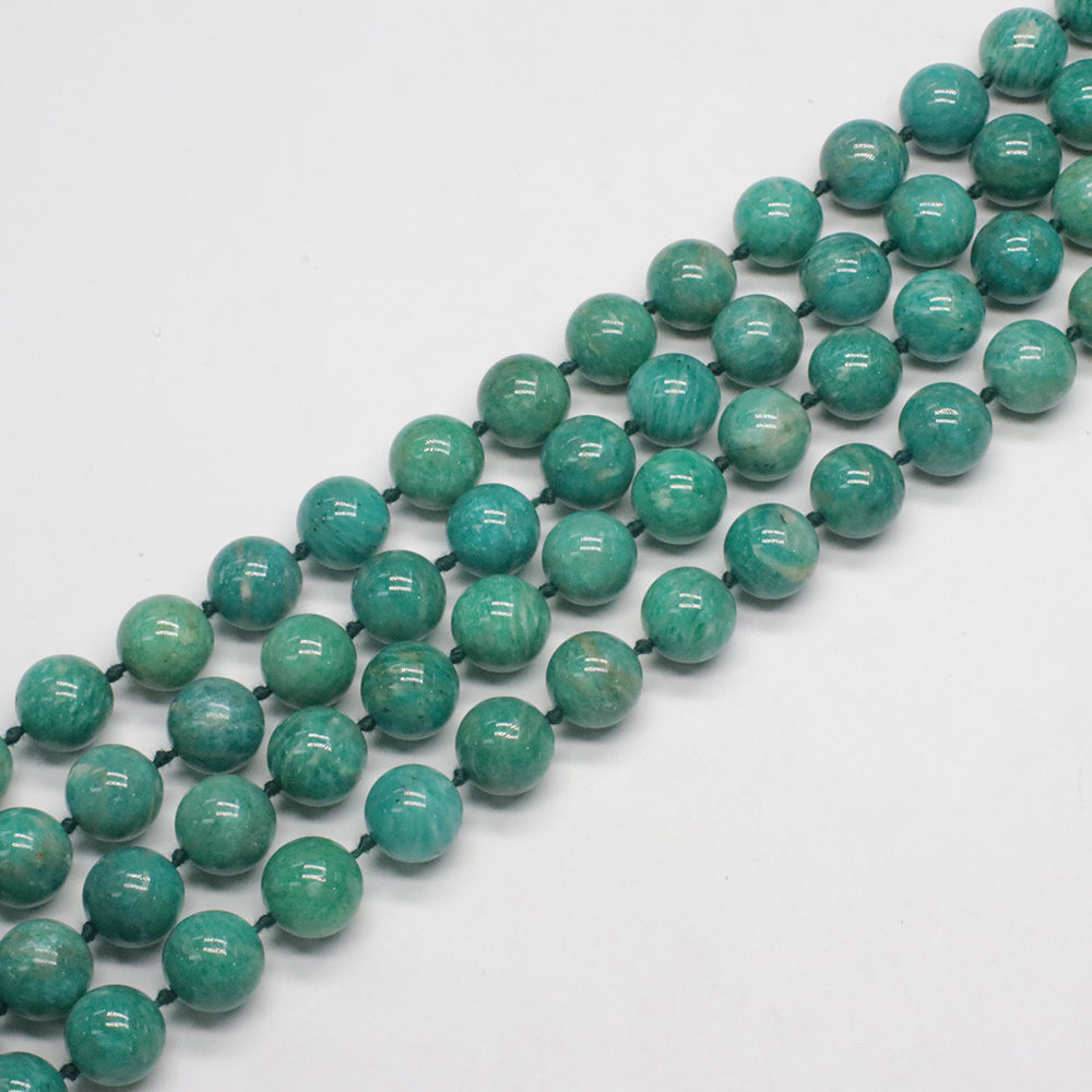 10mm 14mm Green Amazonite Loose Beads Strand