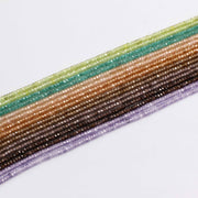 Contas de pedra naturais redondas de 2 mm facetadas para preço de material de design de joias para 5 fios